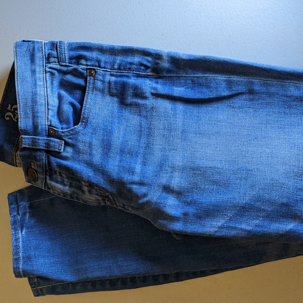 J. Crew toothpick 25 ankle jeans